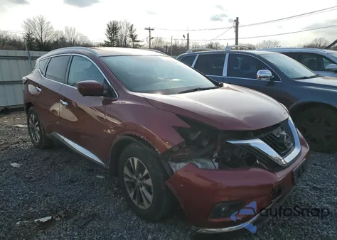 2015 Nissan Murano S z USA, uszkodzony, nr VIN 5N1AZ2MH6FN289642